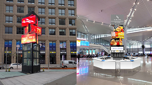 魔方柱作為新型戶(hù)外廣告媒體具有哪些優(yōu)勢(shì)-洪海魔方柱