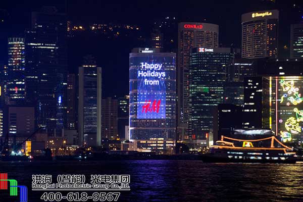 LED光電幕墻，讓您的建筑動起來！洪海LED動感天幕